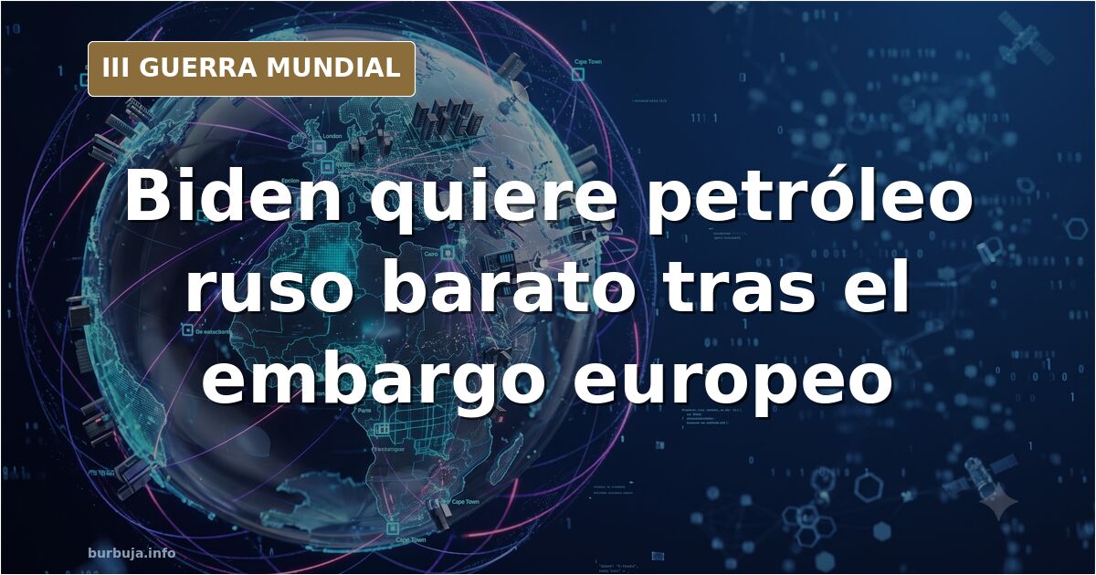 Silueta de un buque petrolero frente a una refinería costera con mapas de rutas energéticas entre Rusia, Europa y Estados Uni