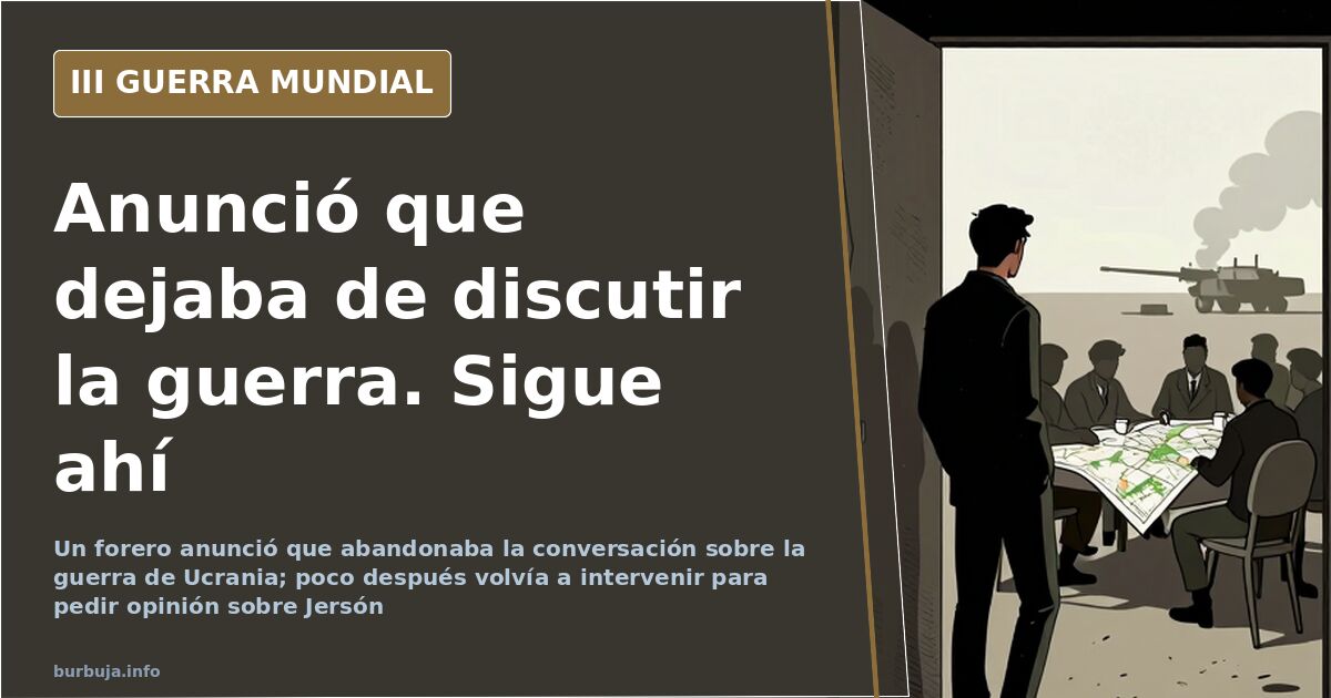 Ucrania: el adiós que no se cumple en la trinchera digital
