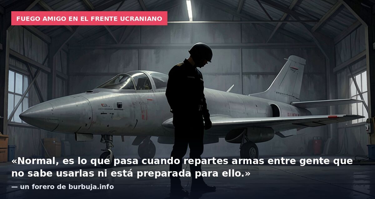 Fuego amigo en el frente ucraniano: «Normal, es lo que pasa cuando repartes armas entre gente que no sabe usarlas ni está preparada para ello.» — un forero de burbuja.info