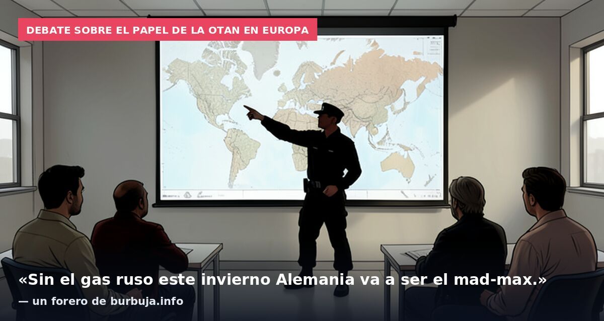Debate sobre el papel de la OTAN en Europa: «Sin el gas ruso este invierno Alemania va a ser el mad-max.» — un forero de burbuja.info