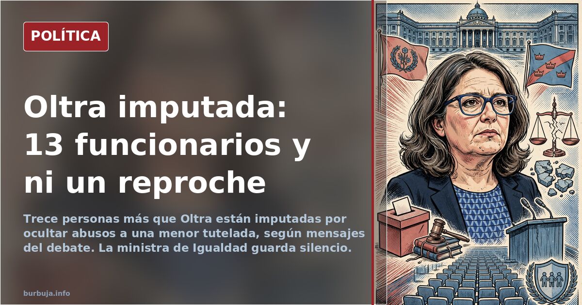 Ilustración editorial de un estrado parlamentario con una figura femenina de espaldas y un micrófono vacío