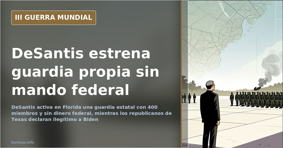 Florida estrena una Guardia estatal sin fondos ni mando federal