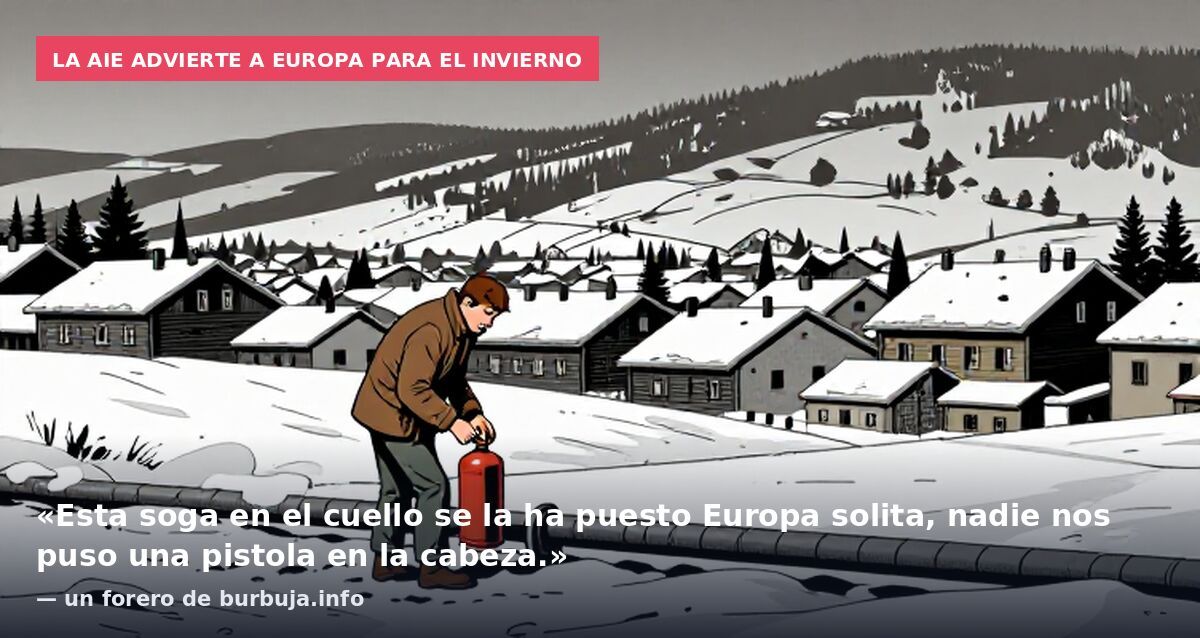 La AIE advierte a Europa para el invierno: «Esta soga en el cuello se la ha puesto Europa solita, nadie nos puso una pistola en la cabeza.» — un forero de burbuja.info