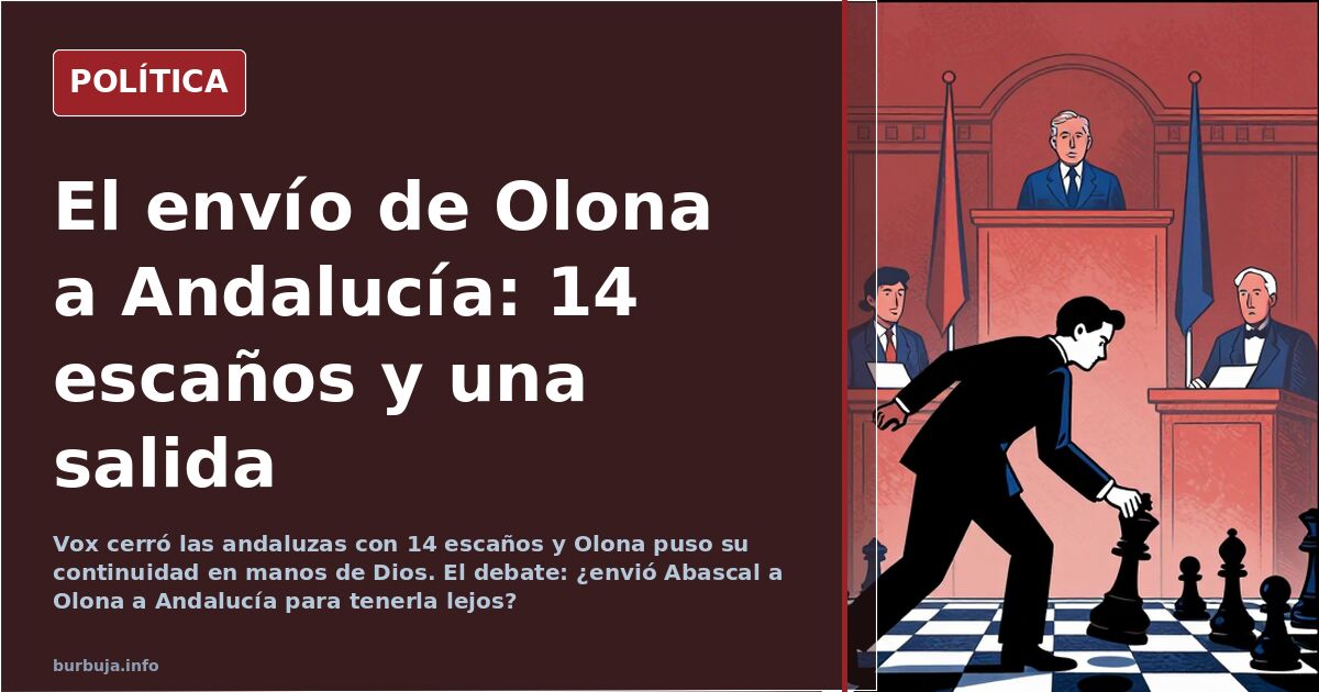 Abascals Plan: Olona nach Andalusien geschickt