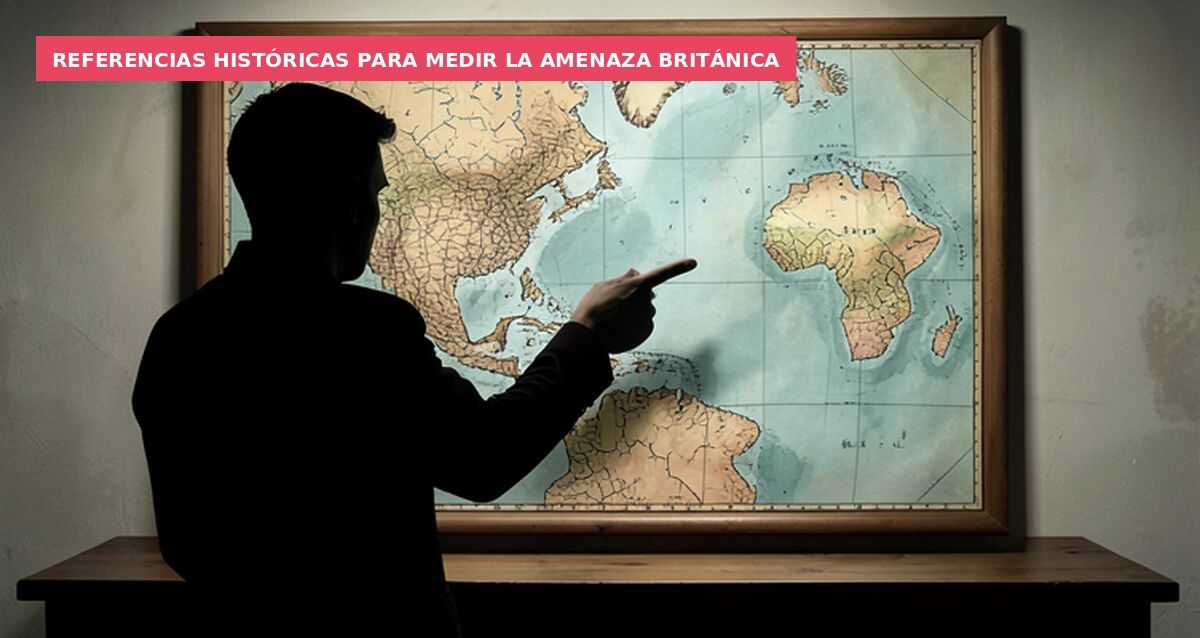 Referencias históricas para medir la amenaza británica