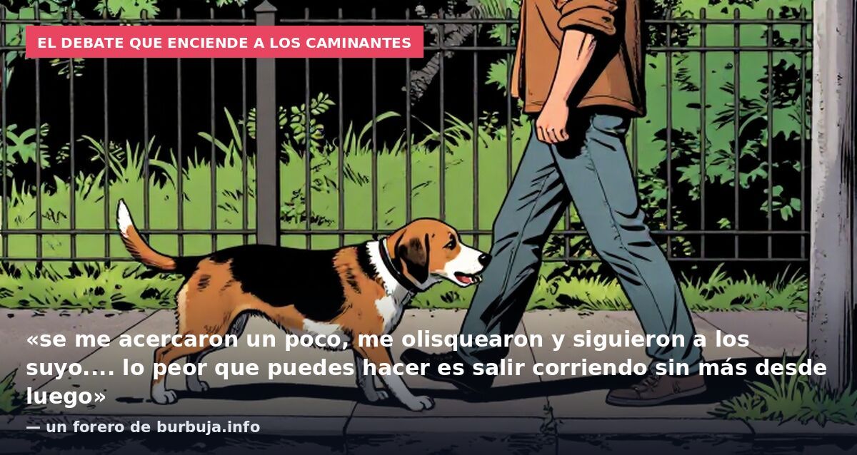 El debate que enciende a los caminantes: «se me acercaron un poco, me olisquearon y siguieron a los suyo.... lo peor que puedes hacer es salir corriendo sin más desde luego» — un forero de burbuja.info