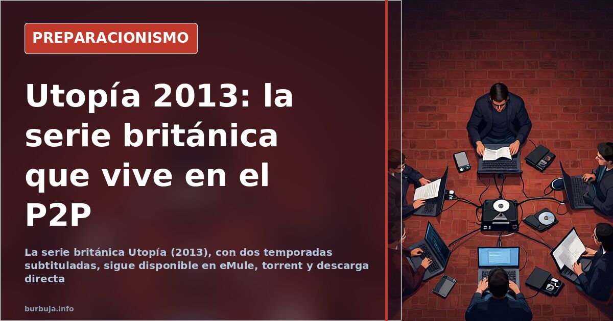 Fotograma de la serie británica Utopía de 2013