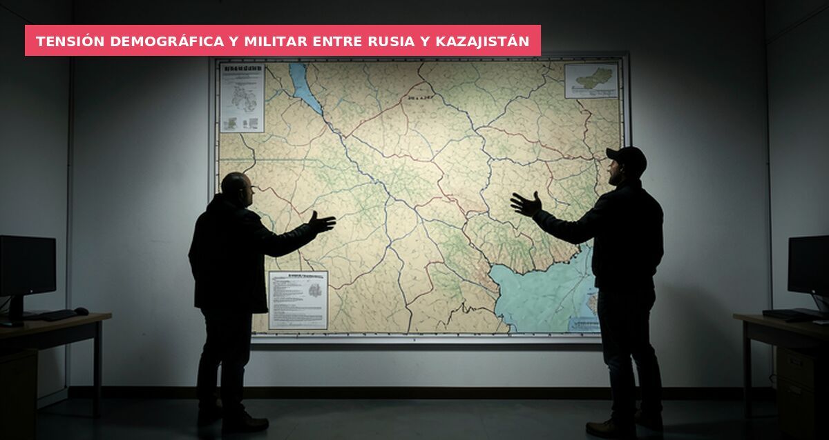 Tensión demográfica y militar entre Rusia y Kazajistán