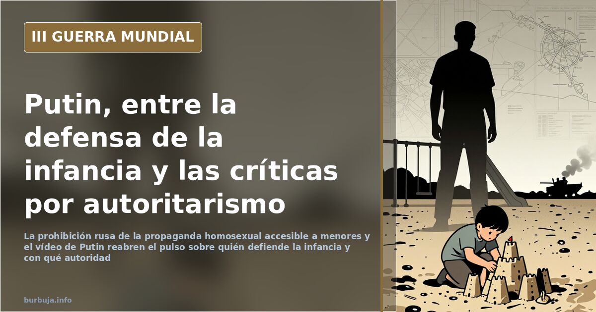 Putin y la ley rusa contra la propaganda homosexual: claves