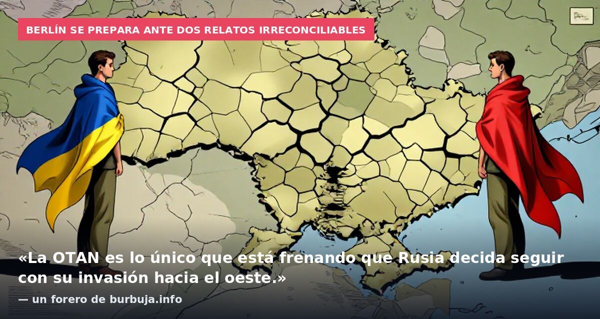 Berlín se prepara ante dos relatos irreconciliables: «La OTAN es lo único que está frenando que Rusia decida seguir con su invasión hacia el oeste.» — un forero de burbuja.info