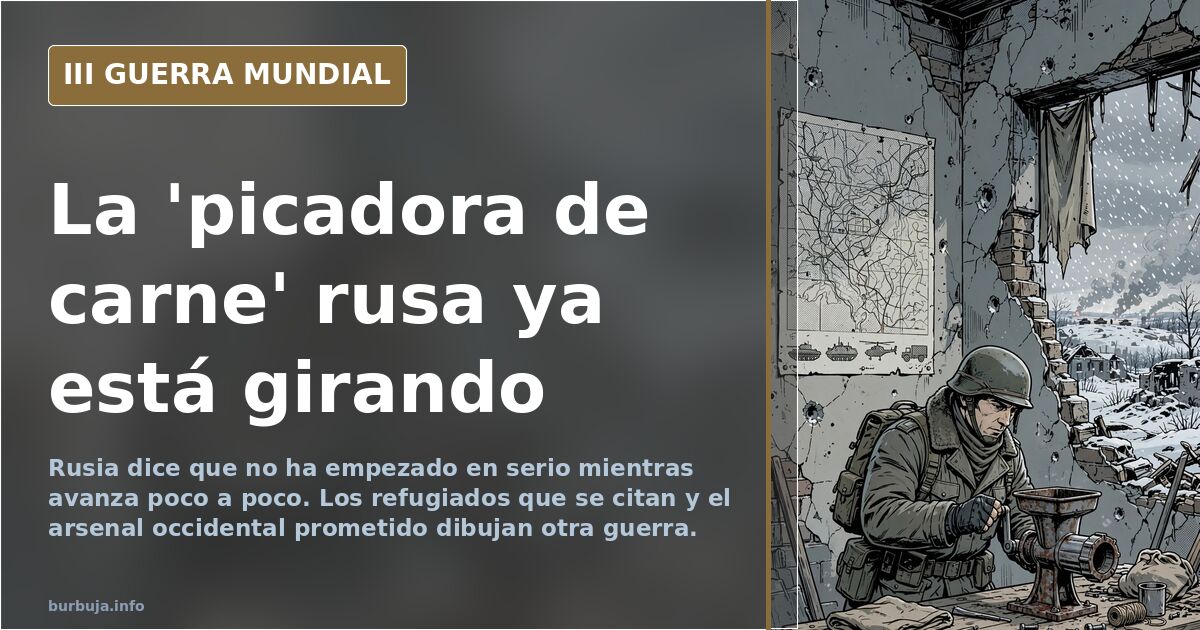 La picadora de carne rusa: quién paga el desgaste en Ucrania
