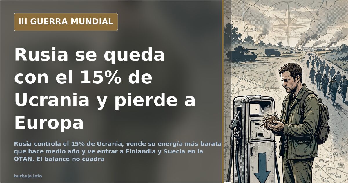 Qué ha conseguido Putin: 15% de Ucrania y un rublo a la mitad