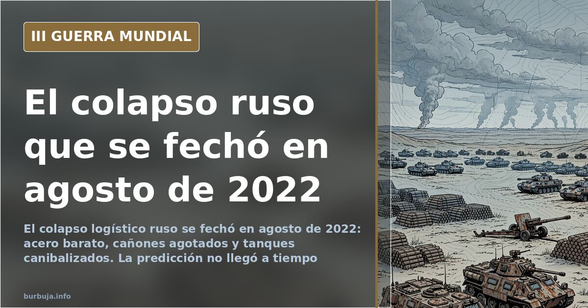 Colapso logístico ruso: la predicción que no se cumplió