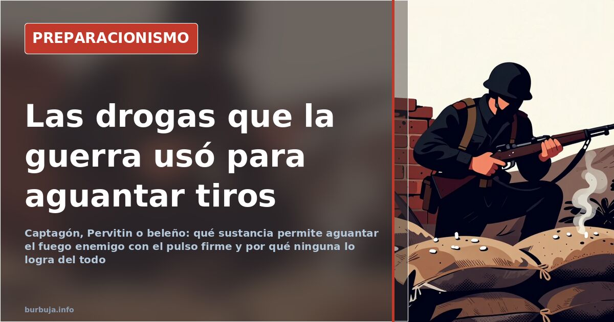 Drogas de combate: del Pervitin al captagón y al beleño