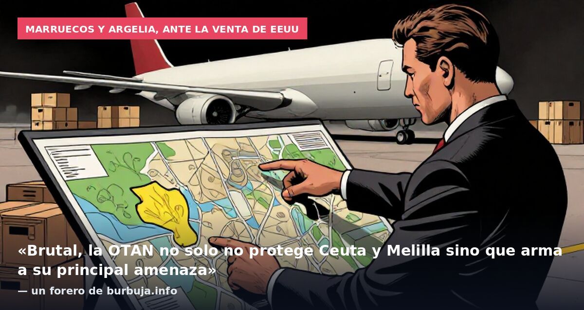 Marruecos y Argelia, ante la venta de EEUU: «Brutal, la OTAN no solo no protege Ceuta y Melilla sino que arma a su principal amenaza» — un forero de burbuja.info