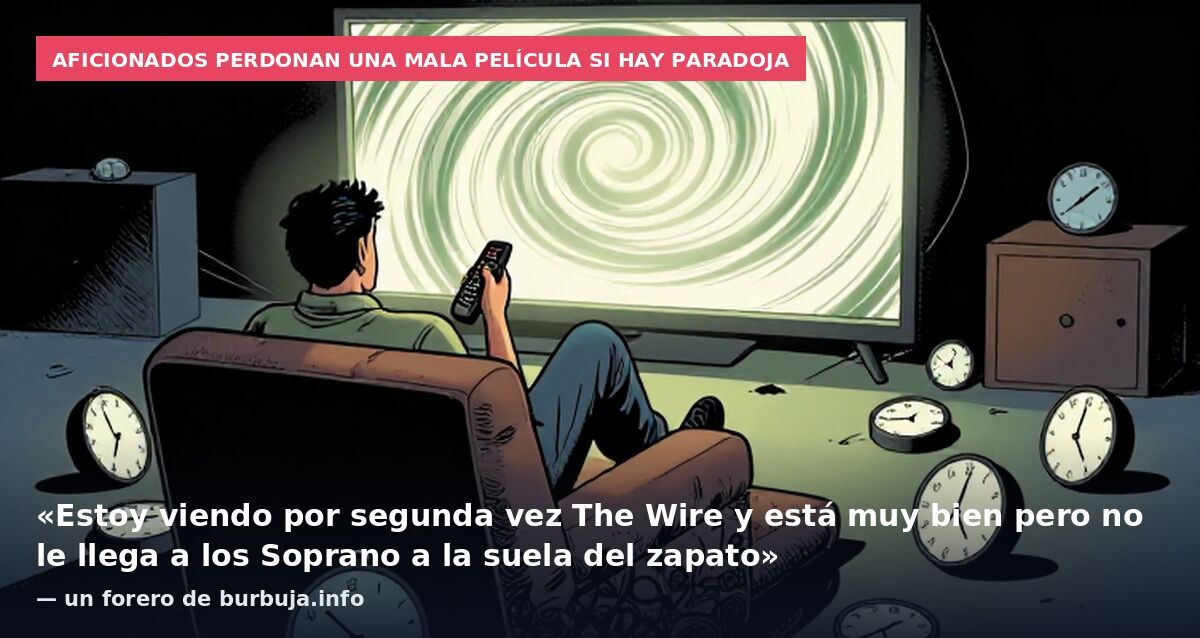 Aficionados perdonan una mala película si hay paradoja: «Estoy viendo por segunda vez The Wire y está muy bien pero no le llega a los Soprano a la suela del zapato» — un forero de burbuja.info