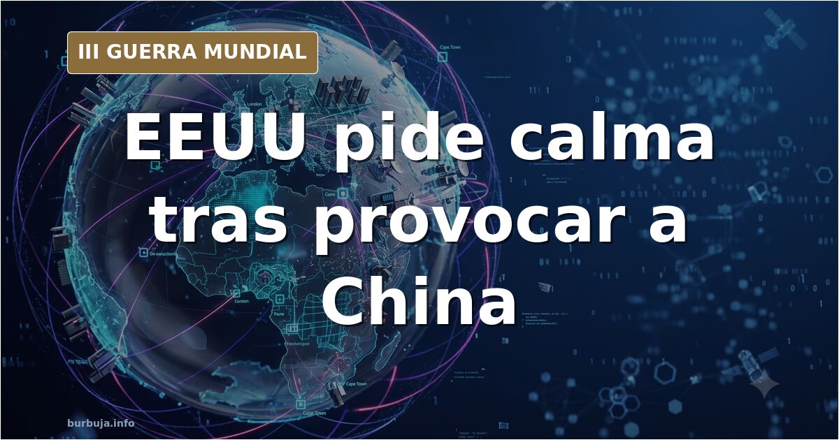 Mapa del estrecho de Taiwán con siluetas de buques de guerra y estelas de misiles sobre el mar en tonos desaturados