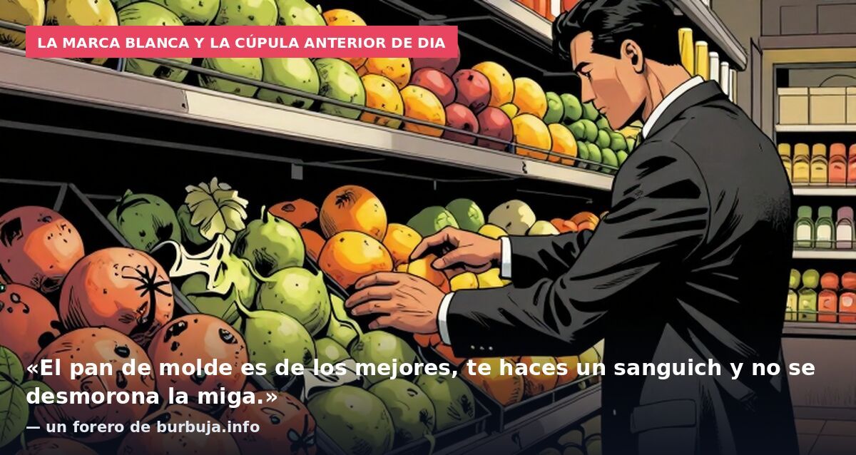 La marca blanca y la cúpula anterior de DIA: «El pan de molde es de los mejores, te haces un sanguich y no se desmorona la miga.» — un forero de burbuja.info