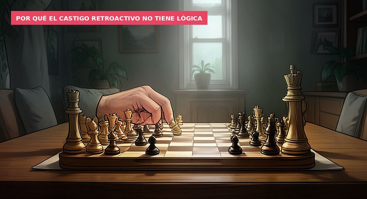 Por qué el castigo retroactivo no tiene lógica