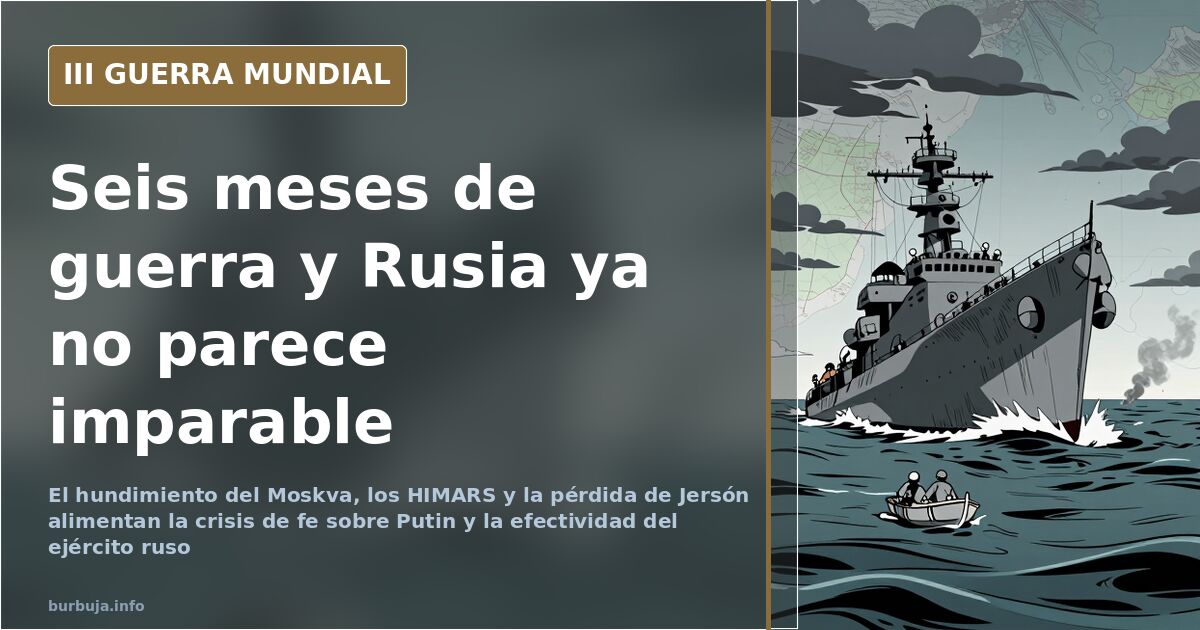 Mapa del frente ucraniano con siluetas de lanzacohetes HIMARS y columnas de humo al fondo en tonos desaturados