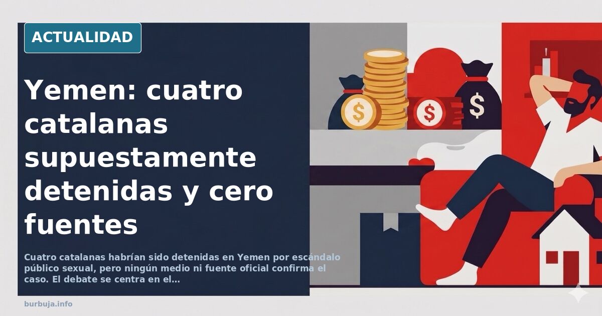 Vista de una calle de Yemen con transeúntes y arquitectura tradicional bajo luz natural, ilustración editorial sobre el supue