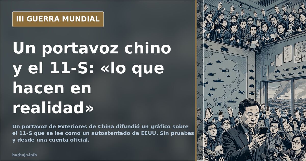 China y el 11-S: el gráfico que se lee como autoatentado de EEUU