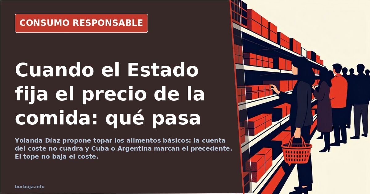 Estantería de supermercado con pan, huevos y leche, productos básicos cuyo precio se propone topar por decreto