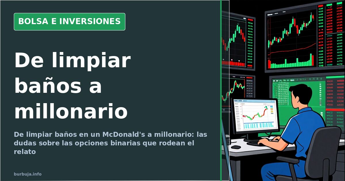 Terminal bursátil con gráficos de velas verdes y rojas en fondo oscuro