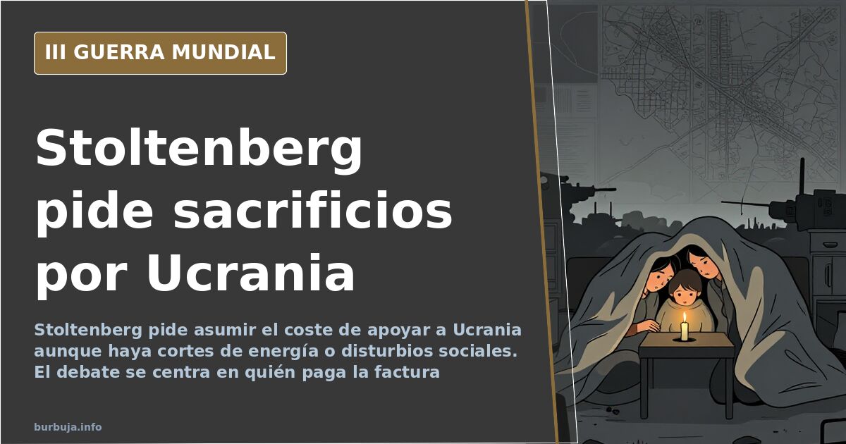 Mapa de Europa con rutas de suministro de gas y siluetas de infraestructura energética, ilustrando el coste de ayudar a Ucran