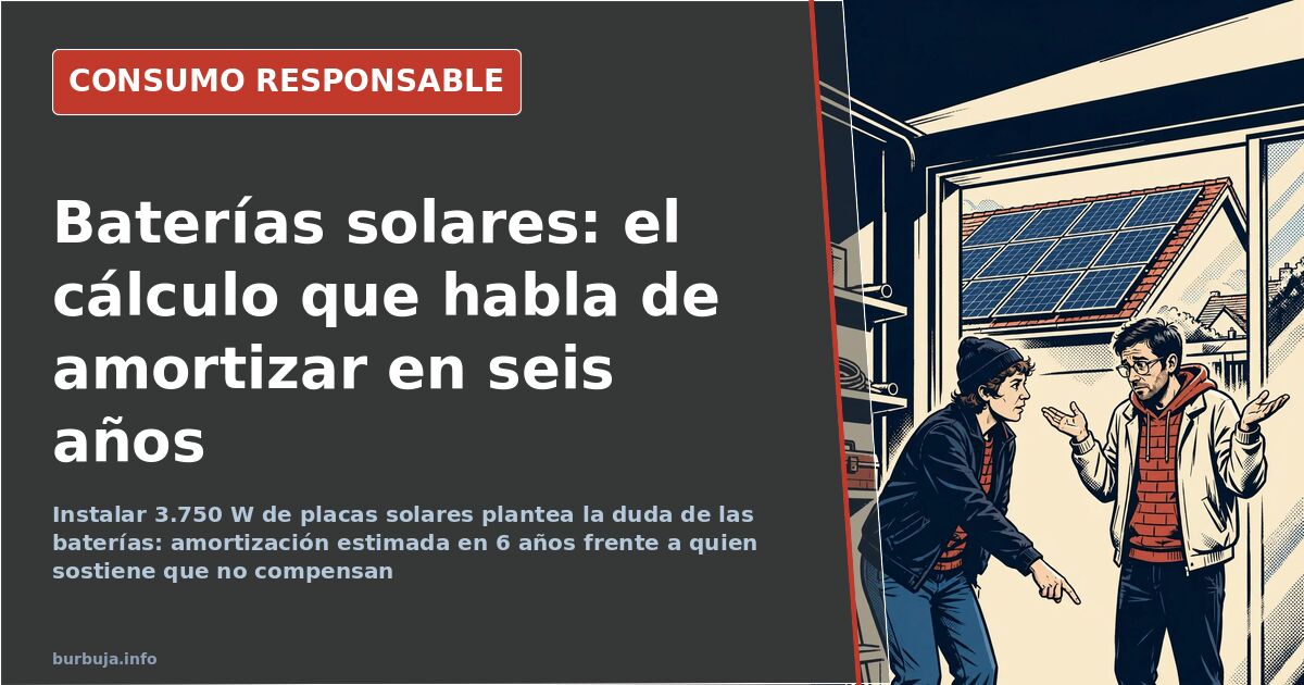 Instalación de autoconsumo de 3.750 W en placas solares con un inversor de 5 kW