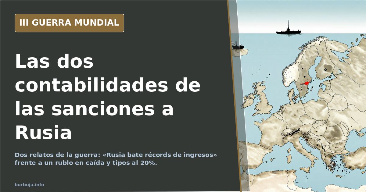 «Récords de ingresos» rusos y un rublo en caída: dos relatos