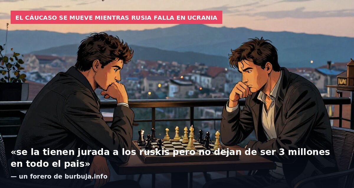 El Cáucaso se mueve mientras Rusia falla en Ucrania: «se la tienen jurada a los ruskis pero no dejan de ser 3 millones en todo el pais» — un forero de burbuja.info