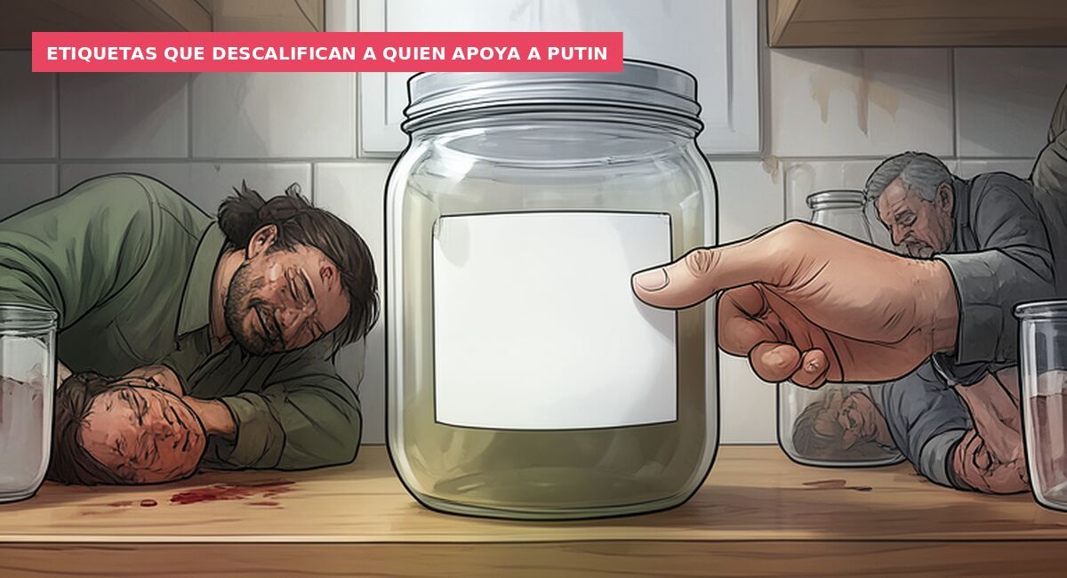 Etiquetas que descalifican a quien apoya a Putin