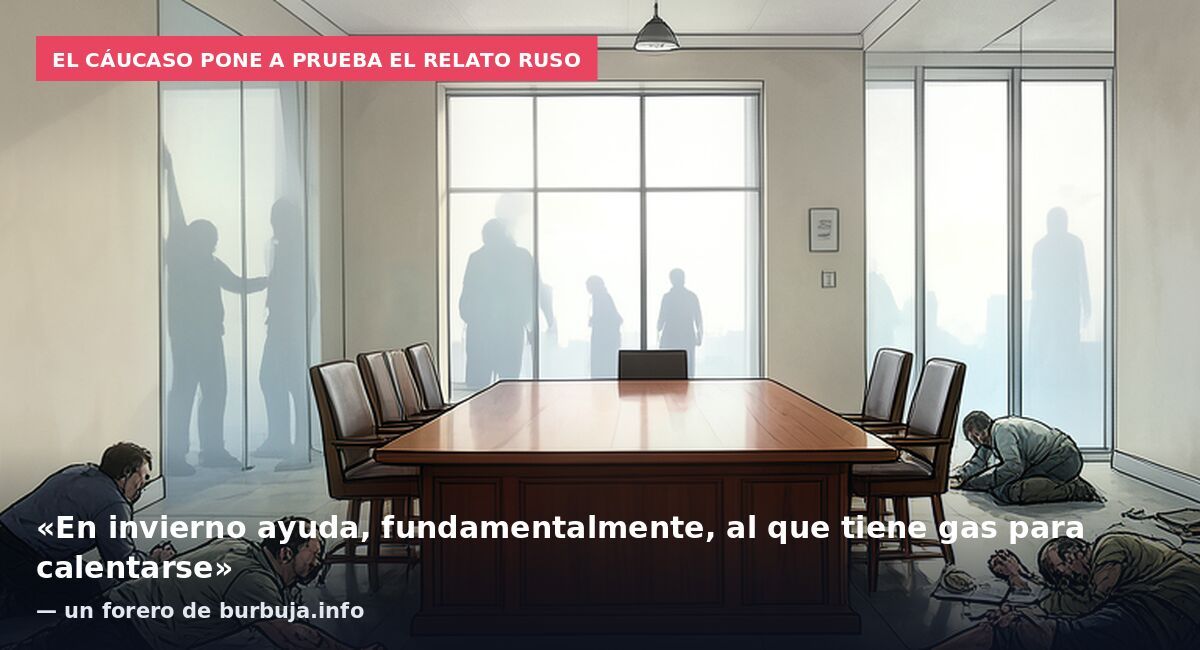 El Cáucaso pone a prueba el relato ruso: «En invierno ayuda, fundamentalmente, al que tiene gas para calentarse» — un forero de burbuja.info