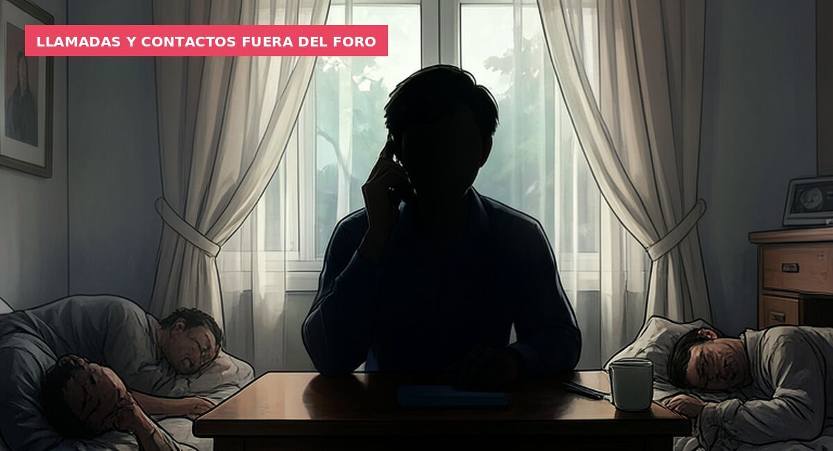 Llamadas y contactos fuera del foro