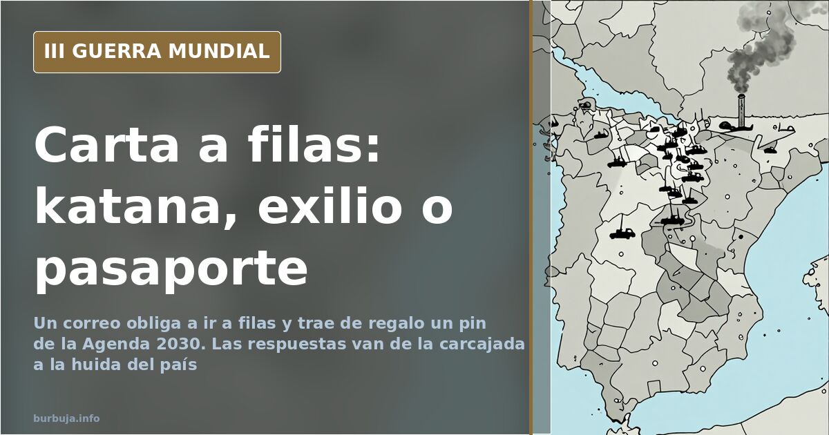 Carta para ir a filas: del «me río» al exilio en Portugal