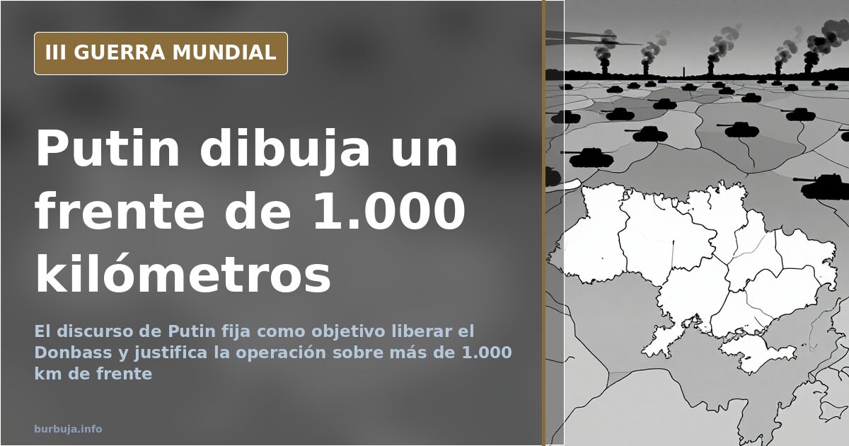 Putin defiende la operación preventiva y señala a Occidente