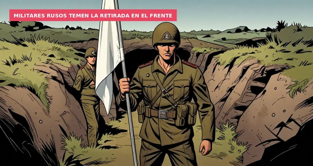 Militares rusos temen la retirada en el frente