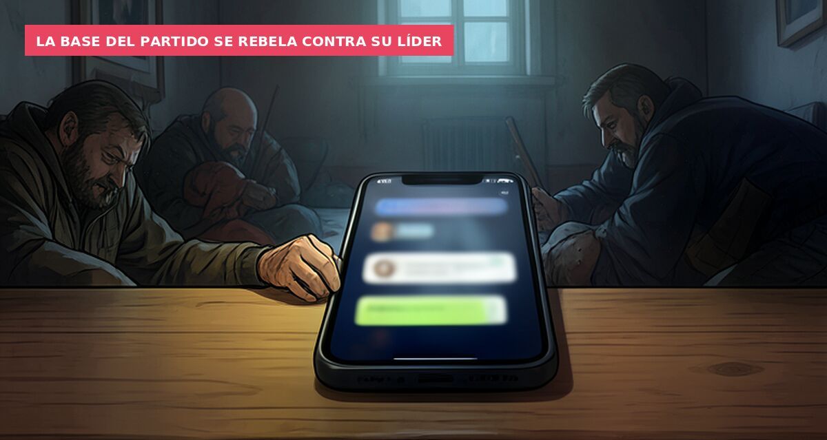 La base del partido se rebela contra su líder