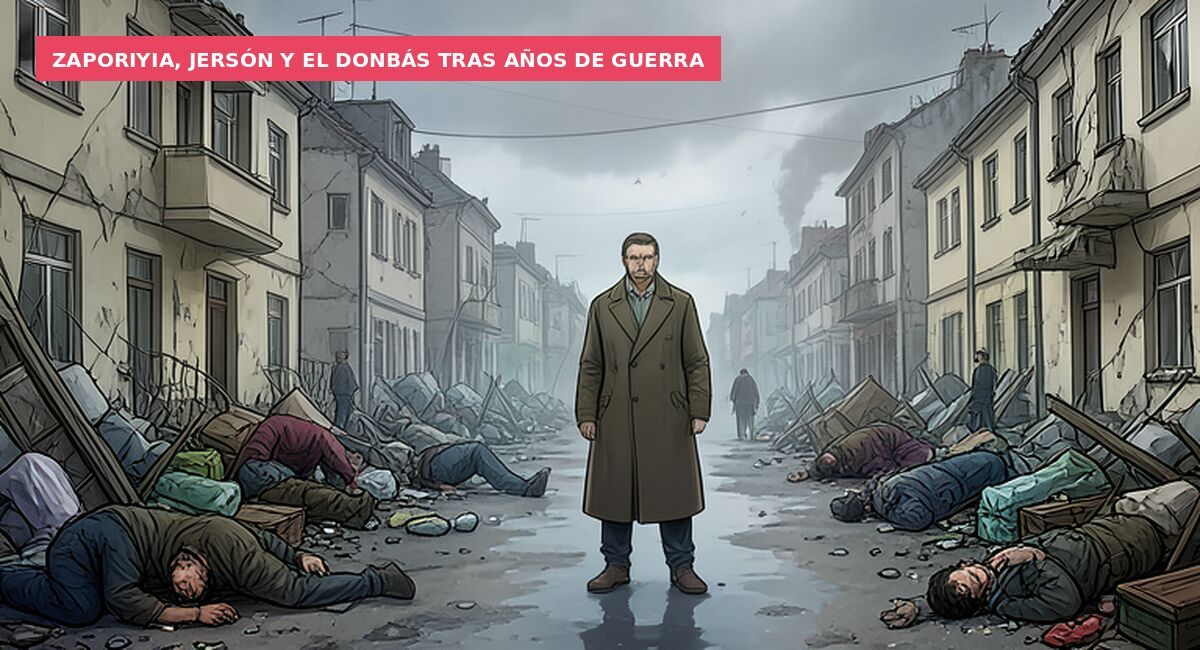 Zaporiyia, Jersón y el Donbás tras años de guerra