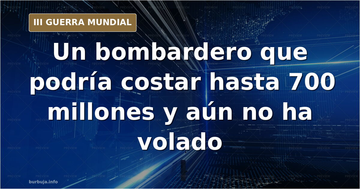 Ilustración de un bombardero furtivo B-21 Raider de ala volante en la línea de ensamblaje de Palmdale