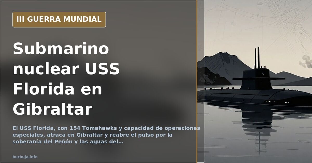 USS Florida en Gibraltar: 154 Tomahawks frente a la verja