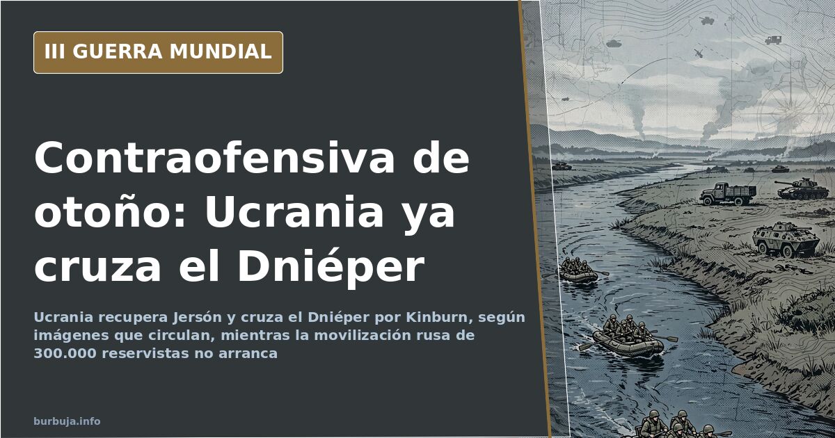 Ucrania recupera Jersón y apunta al puente de Kerch