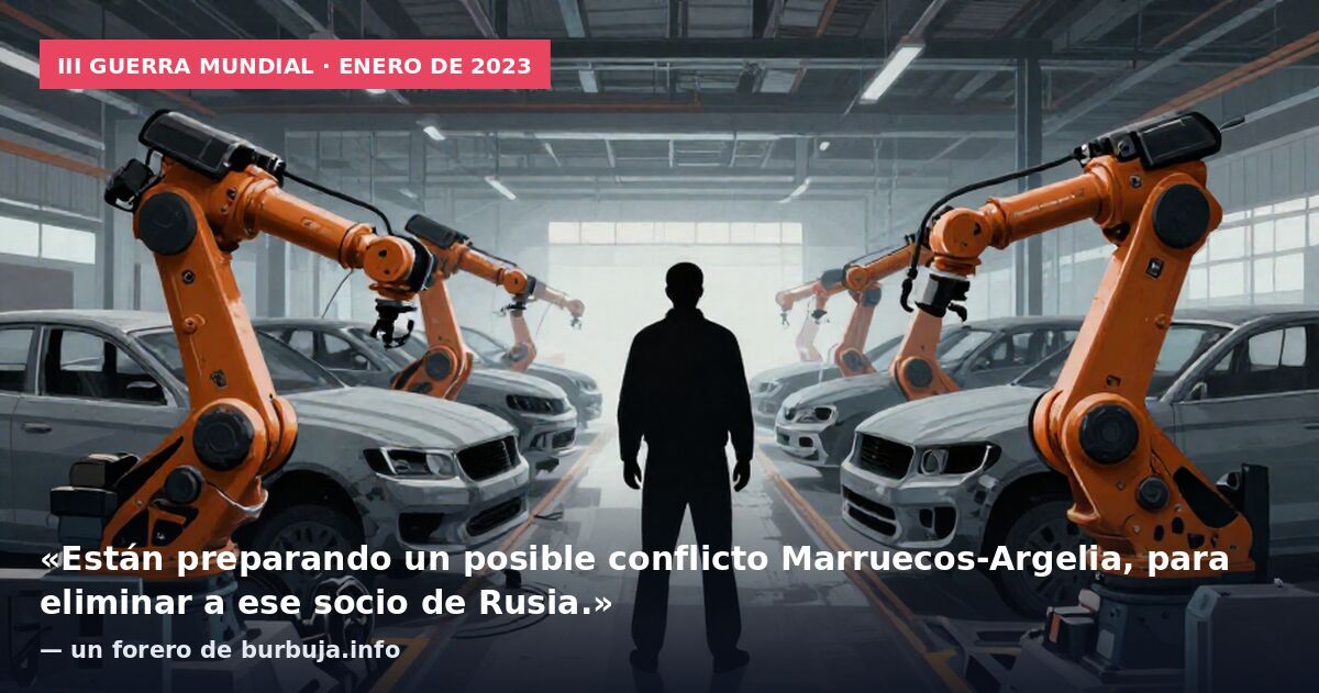 III Guerra Mundial · enero de 2023: «Están preparando un posible conflicto Marruecos-Argelia, para eliminar a ese socio de Rusia.» — un forero de burbuja.info