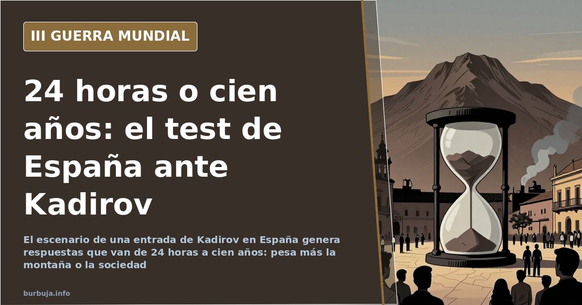 Mapa de la península con siluetas de blindados y humo lejano en el horizonte, ilustración sobre una hipotética invasión de Es