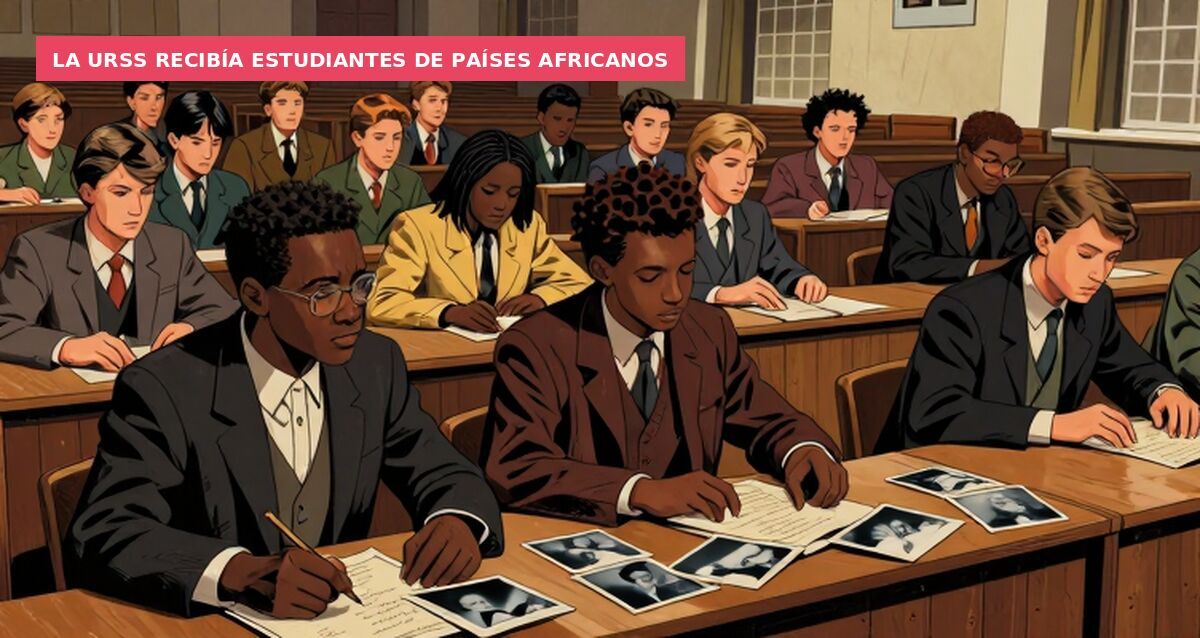 La URSS recibía estudiantes de países africanos