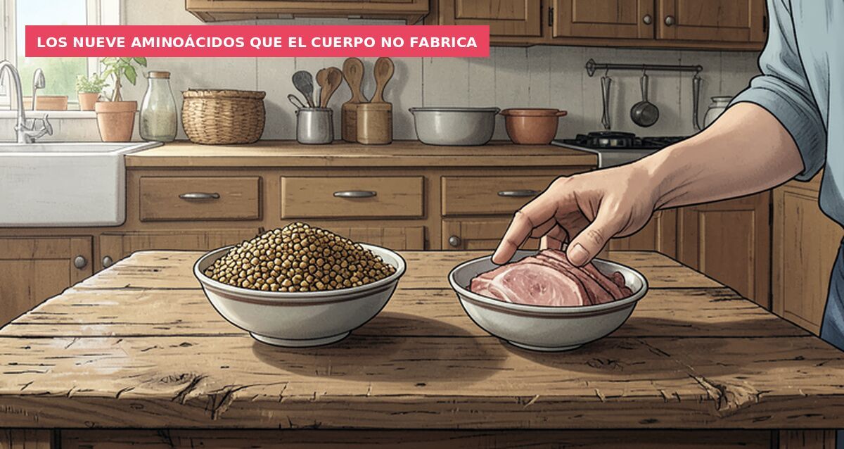 Los nueve aminoácidos que el cuerpo no fabrica