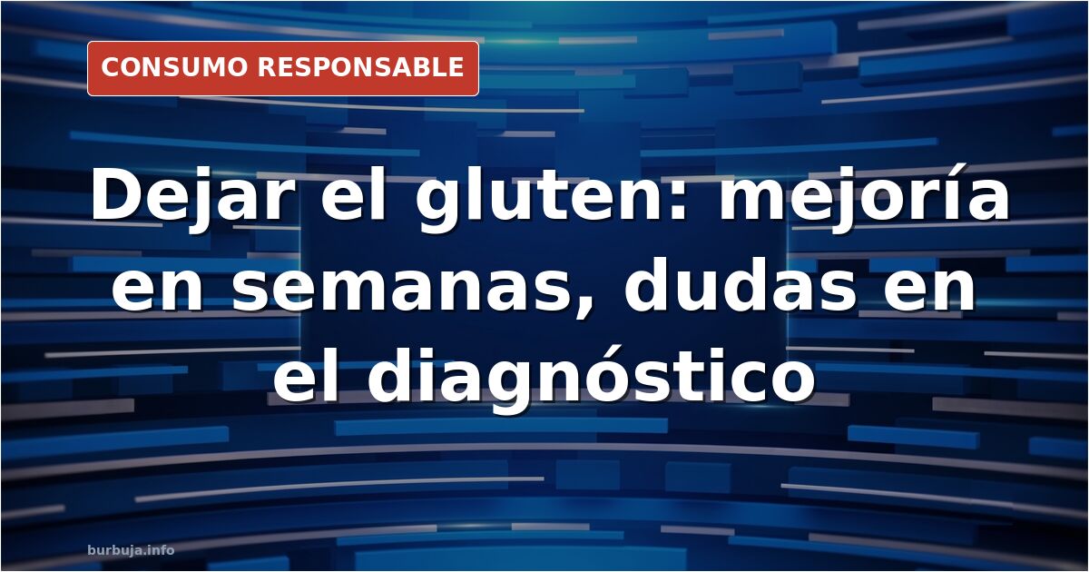 Persona revisando etiquetas de pan sin gluten en un supermercado, reflejo de la dificultad para diagnosticar la sensibilidad 
