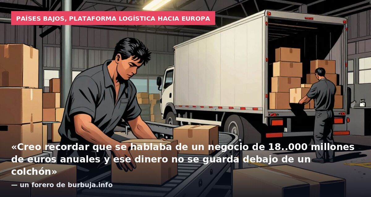 Países Bajos, plataforma logística hacia Europa: «Creo recordar que se hablaba de un negocio de 18..000 millones de euros anuales y ese dinero no se guarda debajo de un colchón» — un forero de burbuja.info