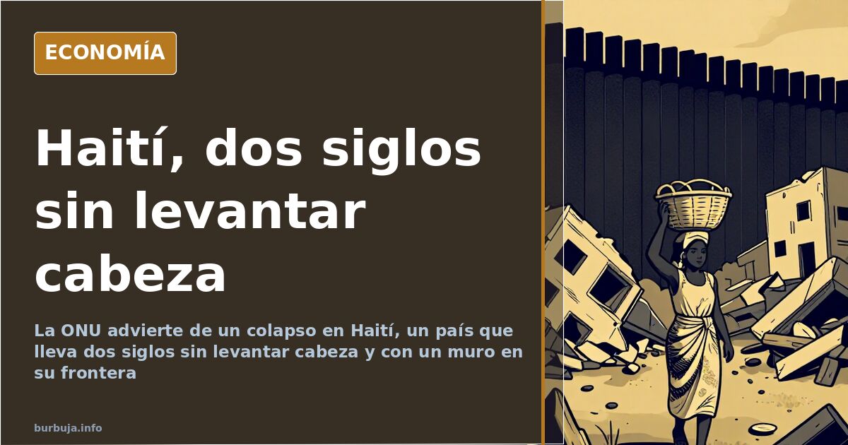 La ONU advierte: Haití se desmorona tras dos siglos de crisis